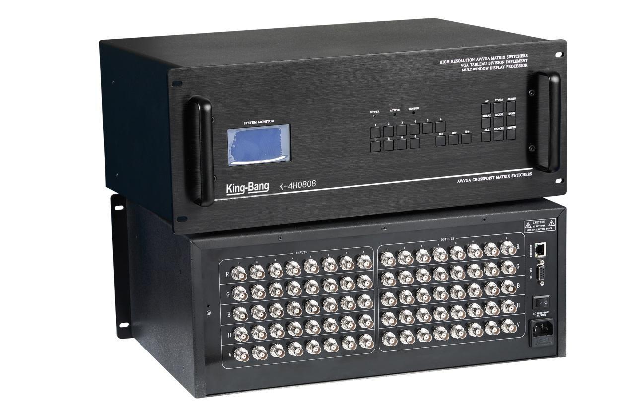 RGB八進四出模擬矩陣切換器K-4R0804