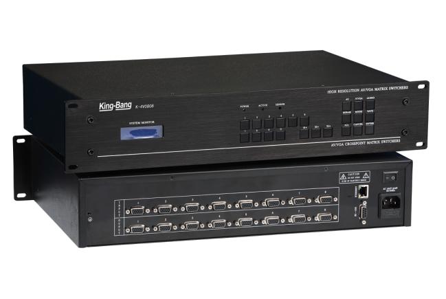 VGA四進四出模擬矩陣切換器K-4V0404